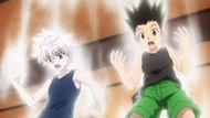 Killua and Gon practicing their Nen during this arc (Image via Madhouse)